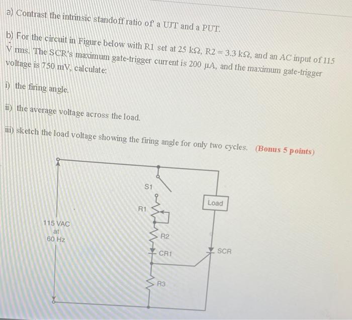 Solved Question 26 (20 points) Listen Q6 a) Contrast the