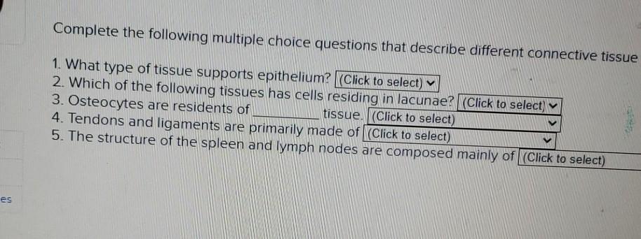 Solved Complete The Following Multiple Choice Questions That | Chegg.com