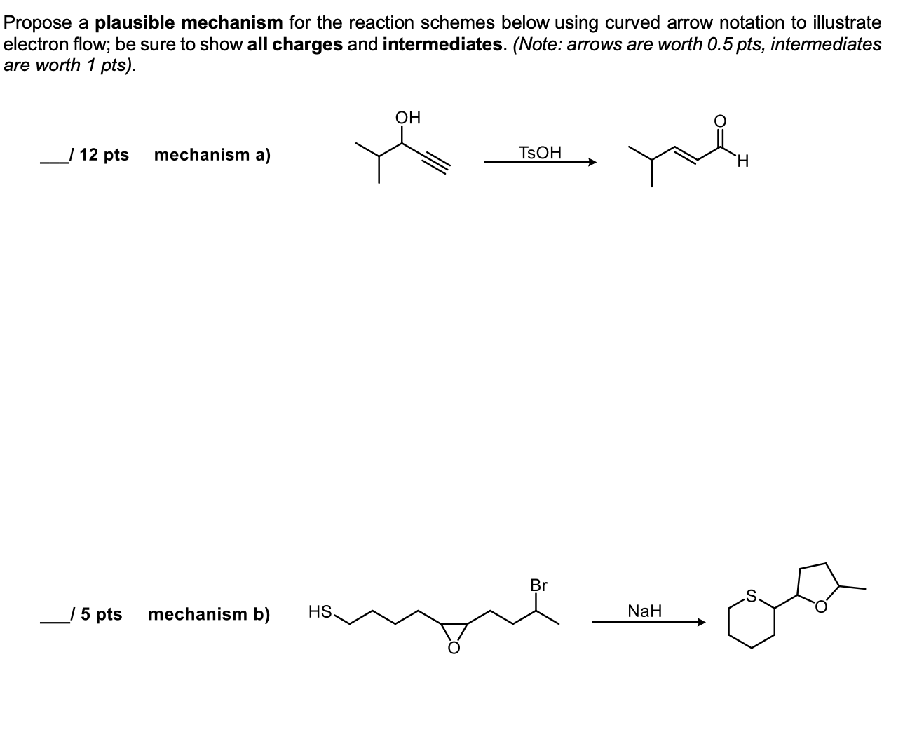 Solved Propose a plausible mechanism for the reaction | Chegg.com