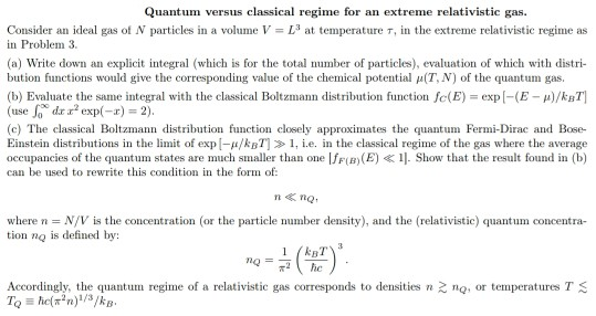 Solved Quantum versus classical regime for an extreme | Chegg.com