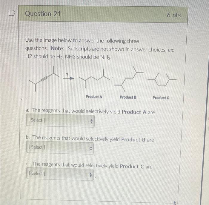 Solved D Question 12 2 pts What is the major product to the | Chegg.com