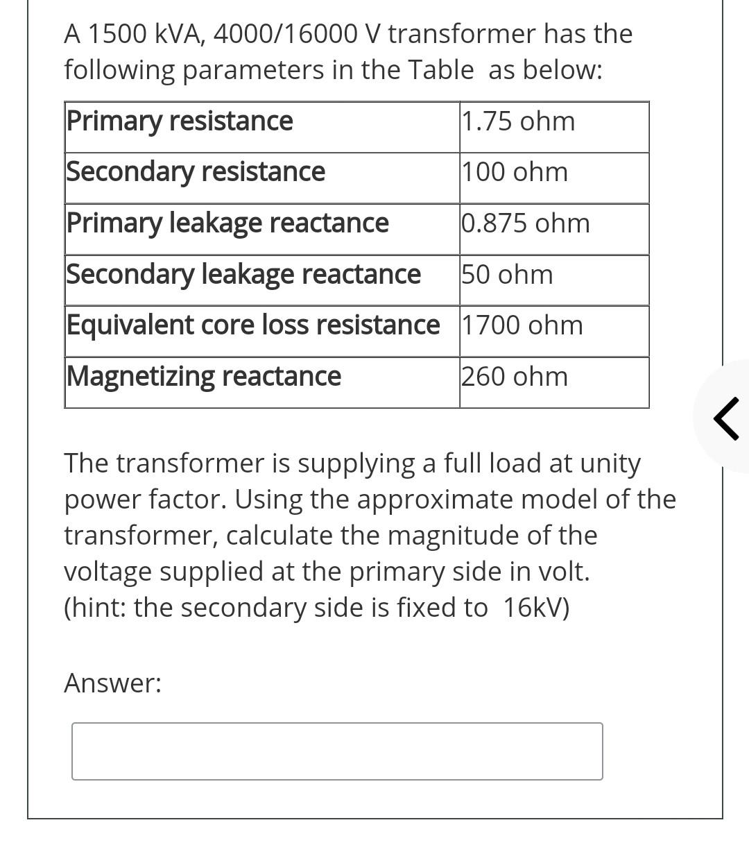 SOLVED Problem Solving 11 A 60 KVA 480/460 Volt, 60, 53 OFF