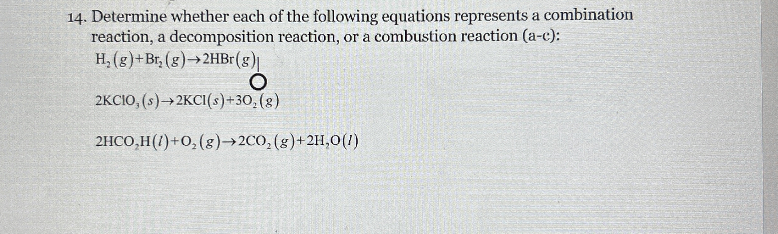 Solved Determine whether each of the following equations | Chegg.com
