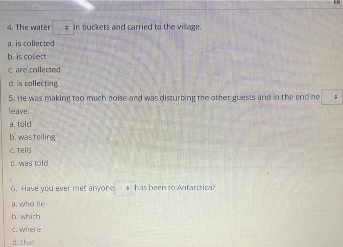 Solved 1. I like taking holidays in resorts • there are not | Chegg.com