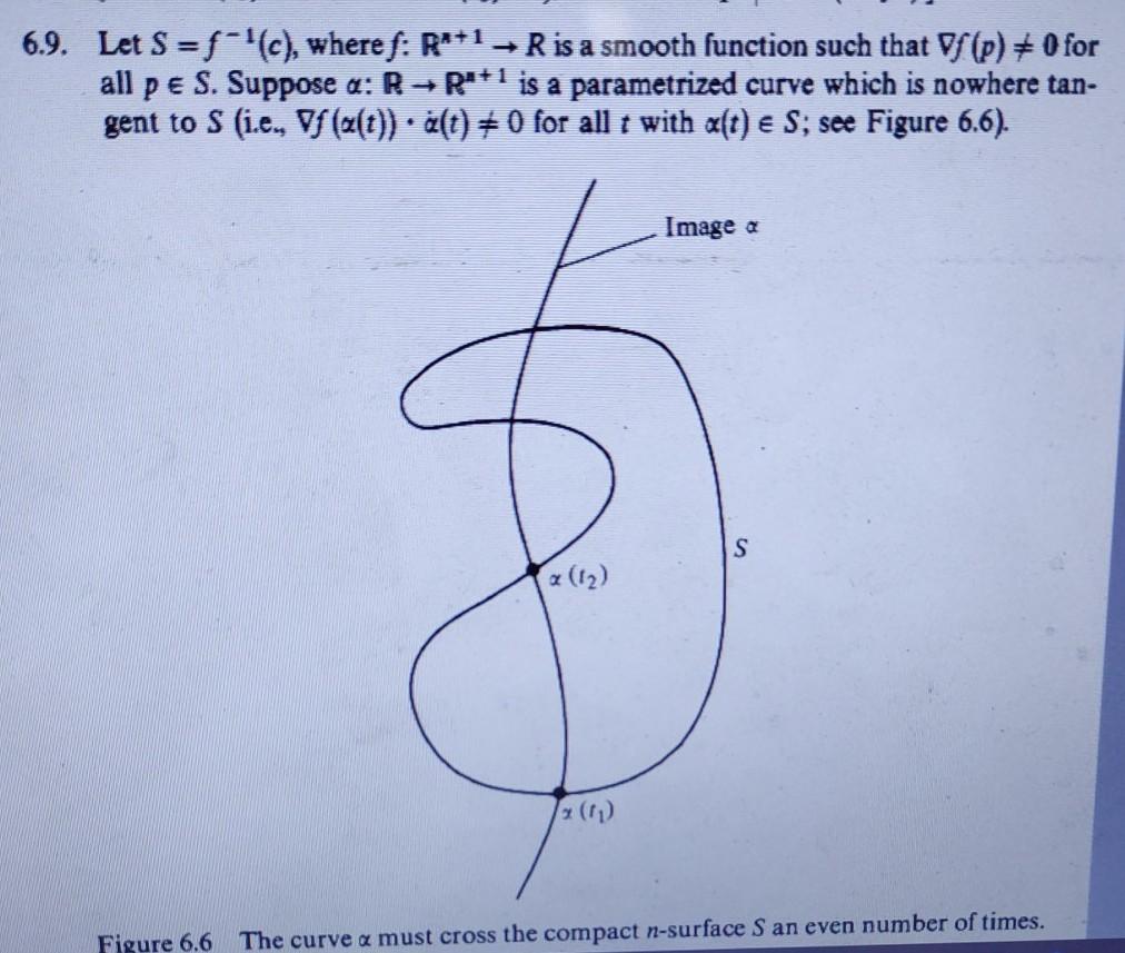 Solved 6 9 Let S F C Where F R 1 Ris A Smooth Fu Chegg Com