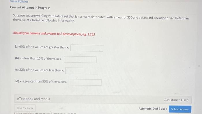 Solved Suppose you are working with a data set that is | Chegg.com