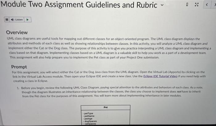 [Solved]: For Java Module Two Assignment Guidelines and Rubr