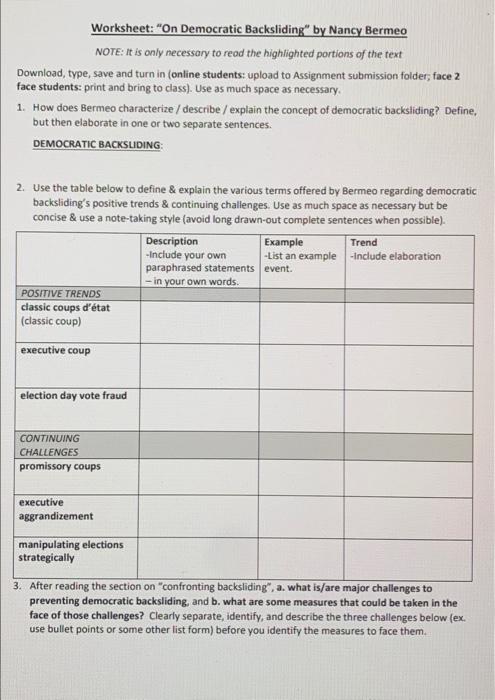 Worksheet: 