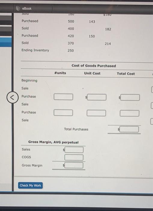 Solved Calculate A) Cost Of Goods Sold, B) Ending Inventory, | Chegg.com