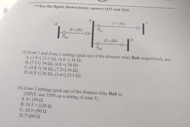 Solved ***For The Figure Shown Below; Answer Q15 And 216 B | Chegg.com