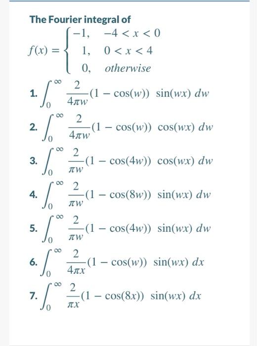 Solved By the odd extension method applied to the function | Chegg.com