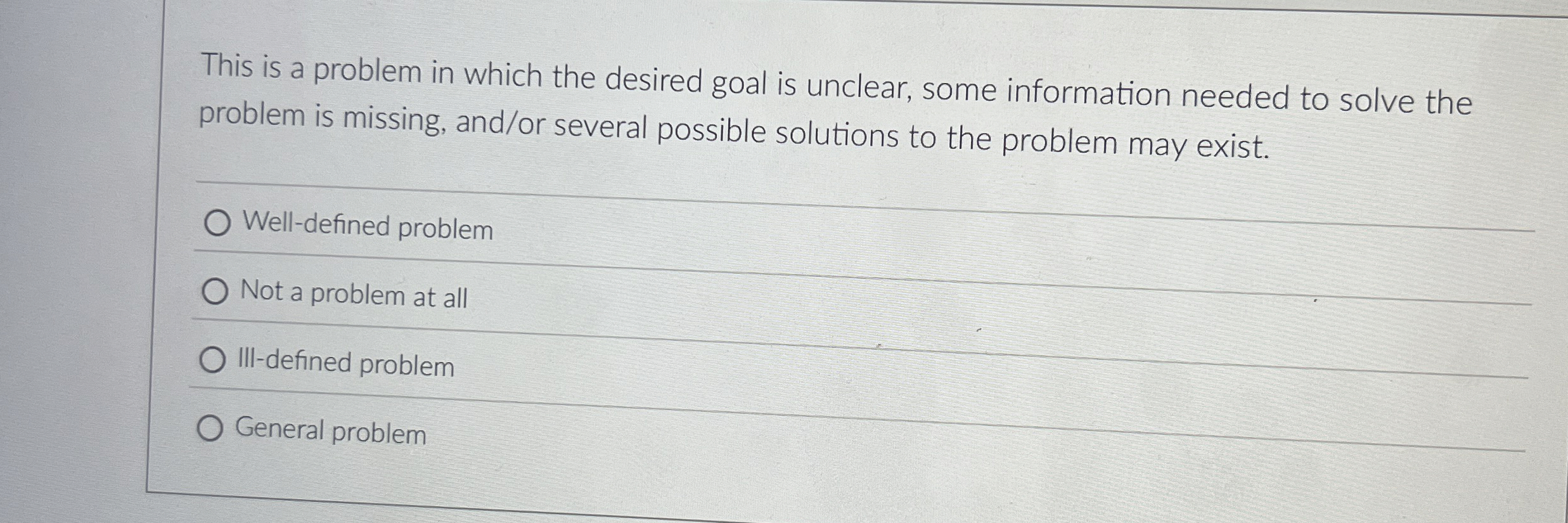 Solved This is a problem in which the desired goal is | Chegg.com