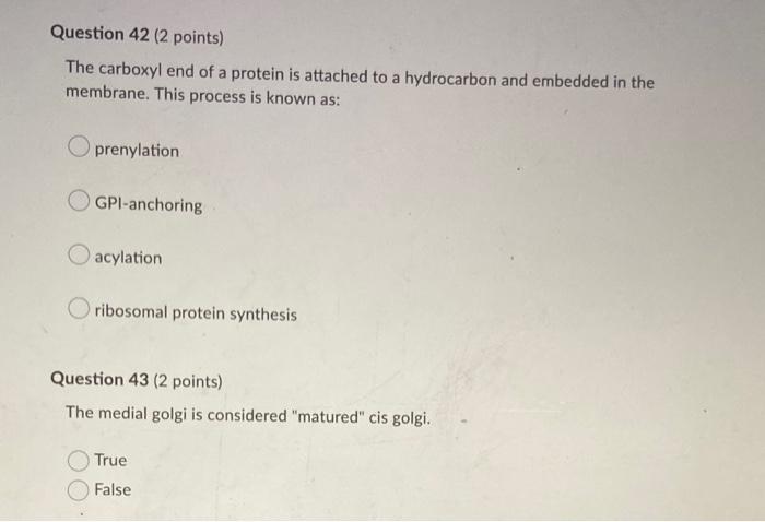 Solved Match the following proteins to their properties. | Chegg.com