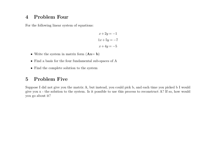 Solved 2 Problem Two Use The Gram-Schmidt Process To Compute | Chegg.com