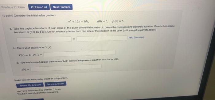 Solved Previous Problem Problem List Next Problem (point) | Chegg.com