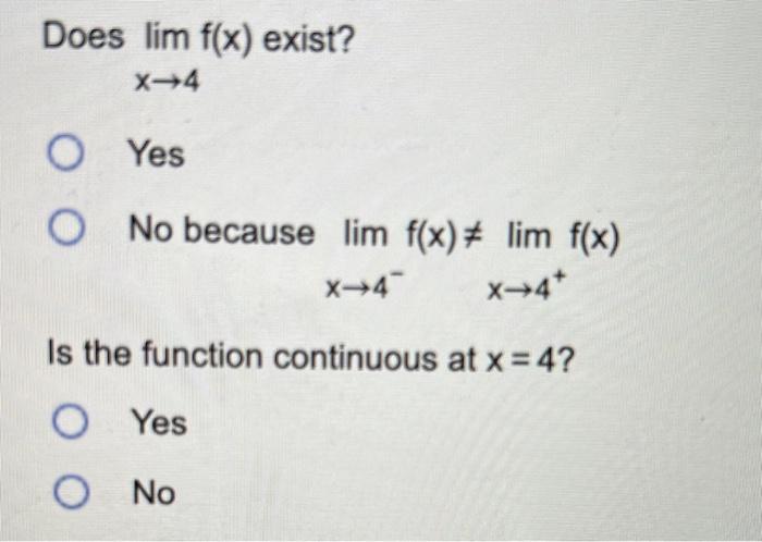 Solved Use the continunity test and the properties of limits | Chegg.com