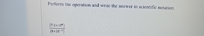 Solved Perform the operation and write the answer in | Chegg.com