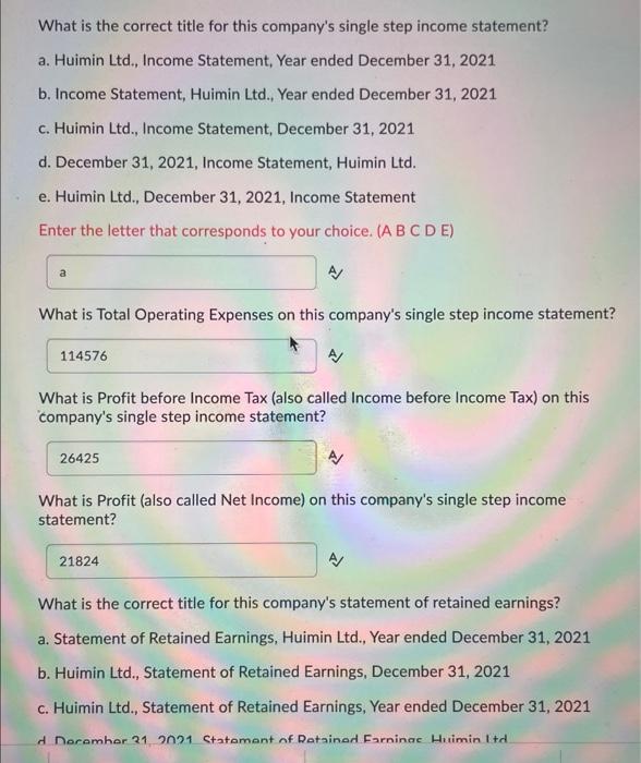 Solved Huimin Ltd. had the following account balances at