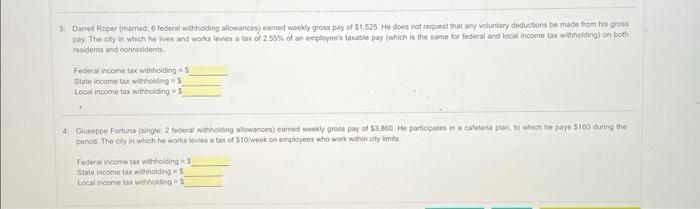 Solved PSa 3-9 Calculate Federal (Percentage Method - | Chegg.com