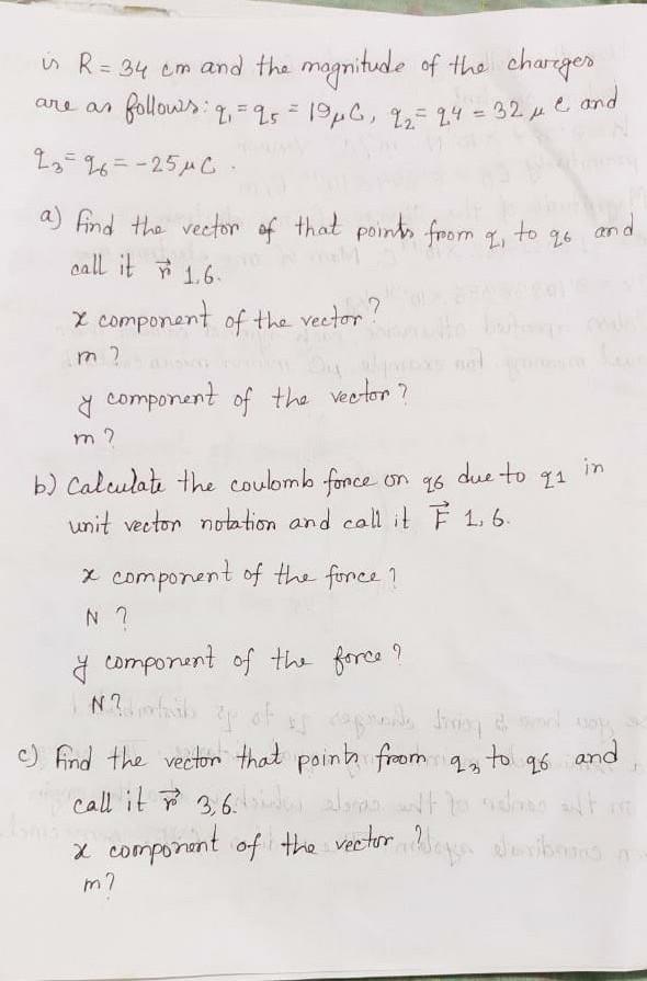 Solved Use The Following Comitants If Necessary Coulomb C Chegg Com