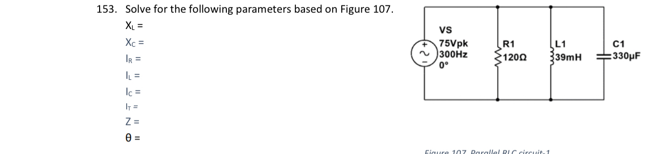 Solved Solve for the following parameters based on Figure | Chegg.com