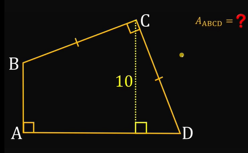 Solved Solve For The Area Of Quadrilateral ABCD. | Chegg.com