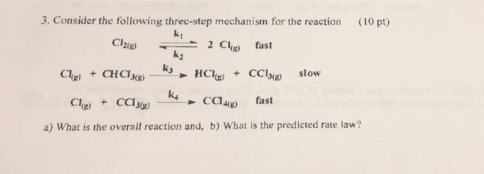 Solved (10 pt) 3. Consider the following three-step | Chegg.com