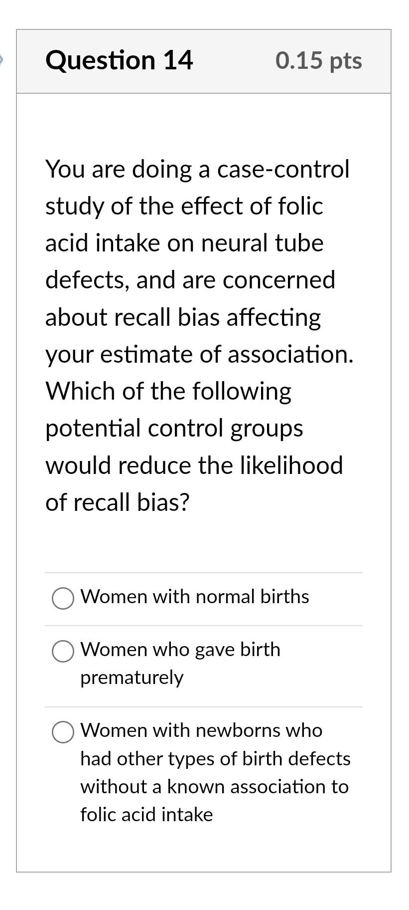 Solved Nondifferential misclassification of either the