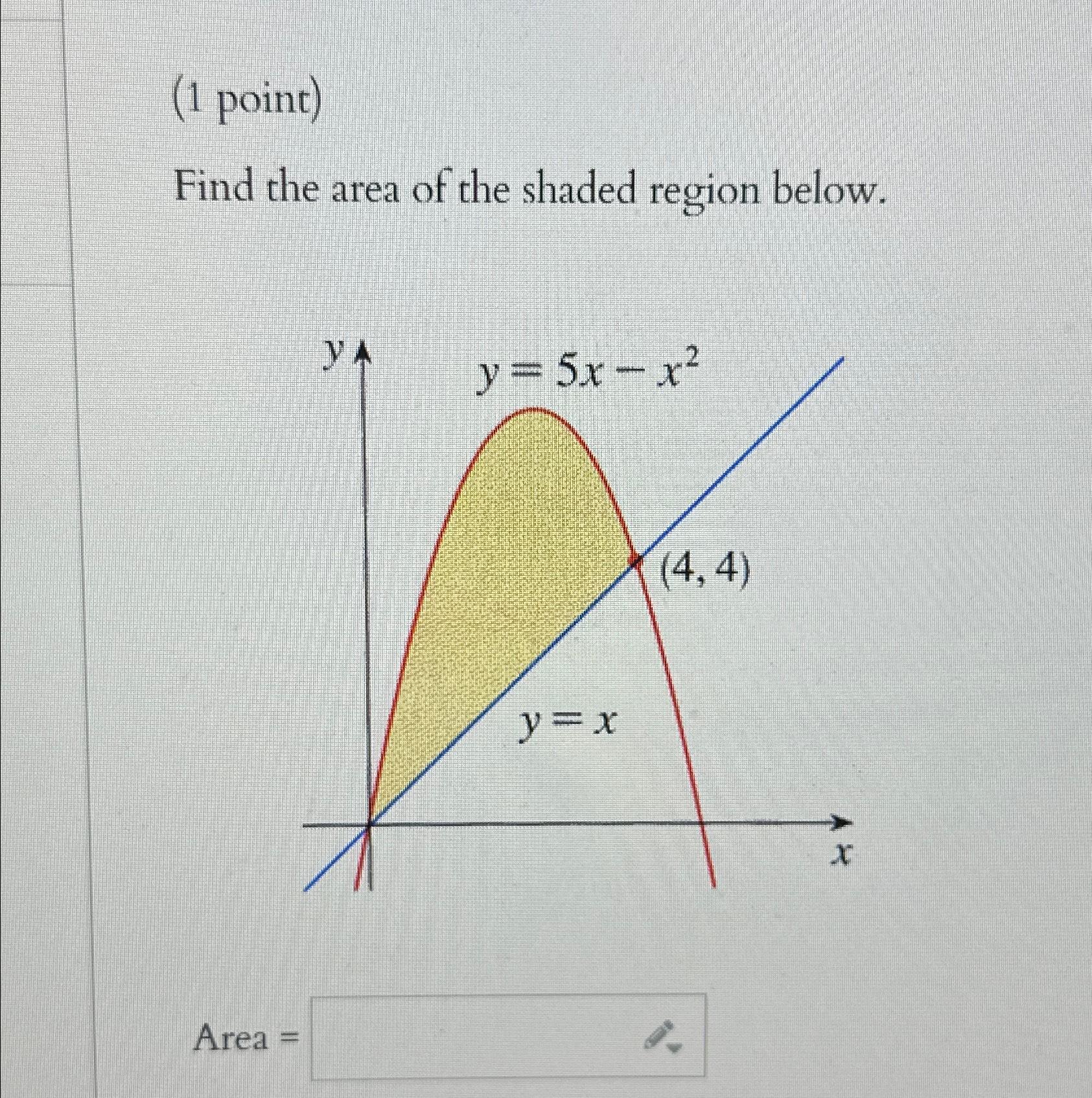 Find The Area Of The Shaded Region Chegg - vo00r8d