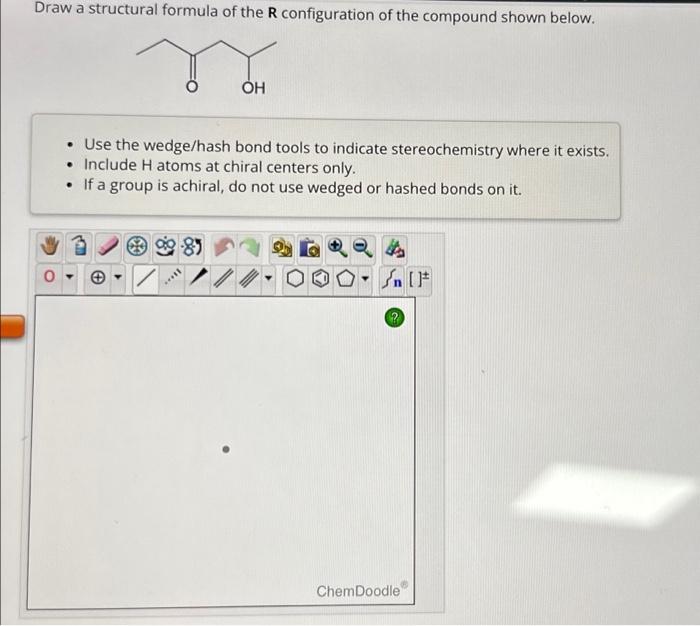 Solved Draw a structural formula of the RR configuration of | Chegg.com
