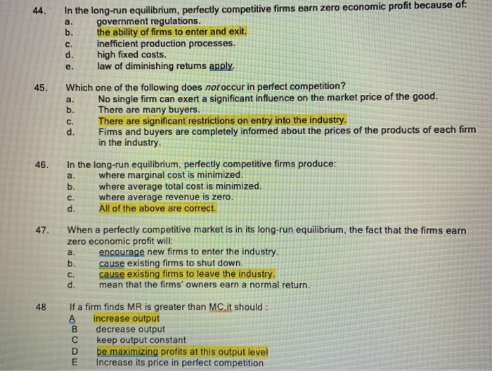 solved-44-in-the-long-run-equilibrium-perfectly-chegg