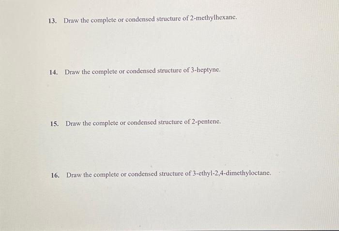 draw the condensed structure of 2 7-dimethyl-1 2 4-butanetriol
