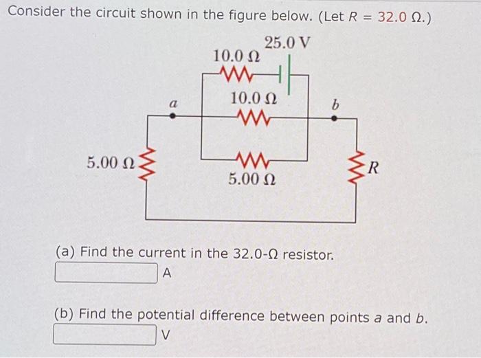 Solved Consider The Circuit Shown In The Figure Below. (Let | Chegg.com