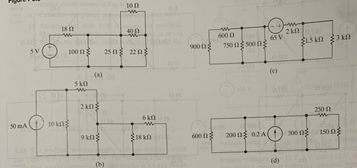 Solved For each of the circuits shown in Fig. P3.3, ar right | Chegg.com