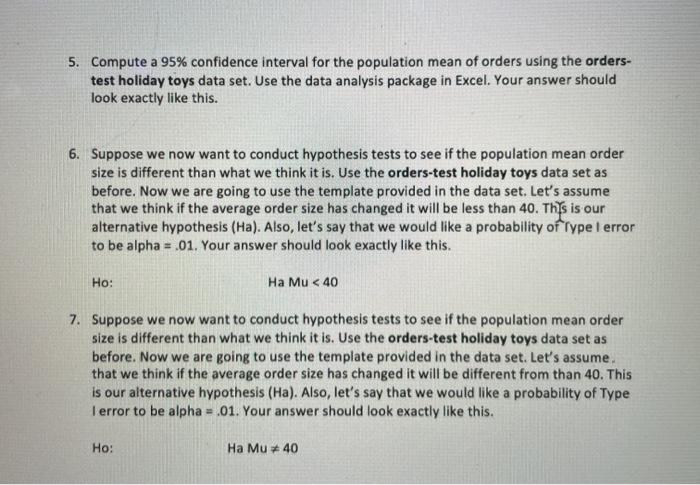 Solved 5. Compute a 95% confidence interval for the | Chegg.com