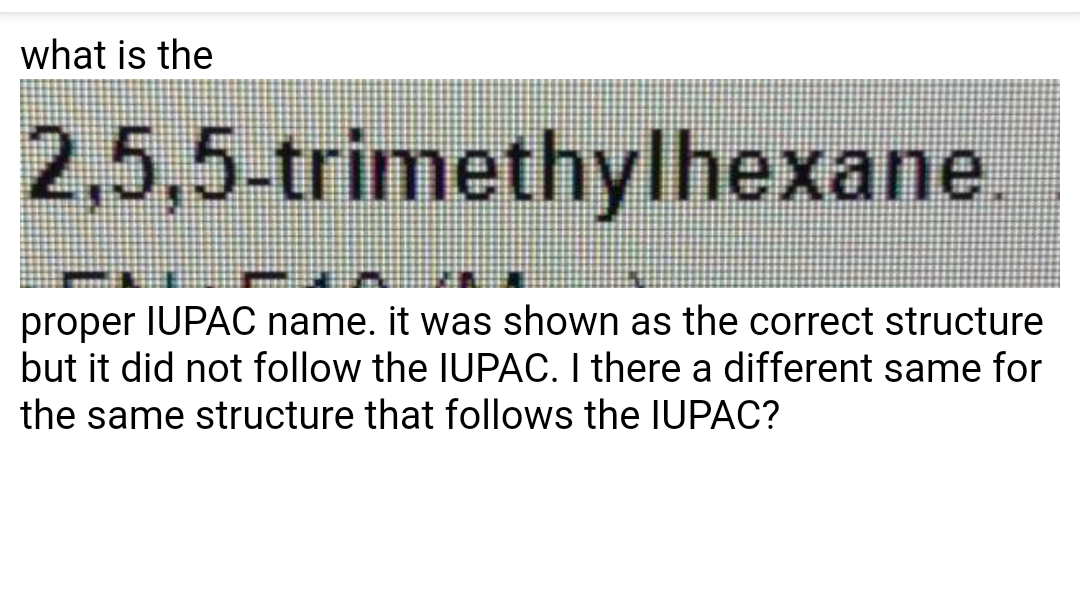 2 4 5 trimethylhexane iupac name