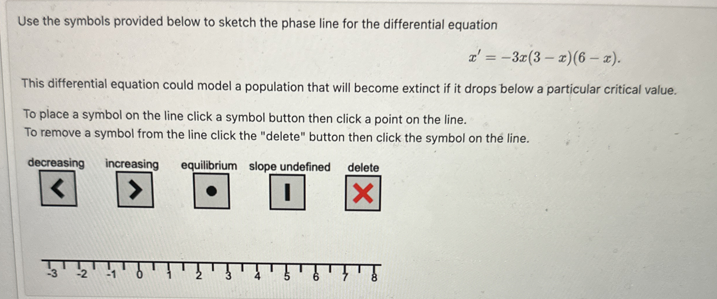 Use the symbols provided below to sketch the phase | Chegg.com