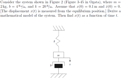 Solved Consider The System Shown In Figure 2 (Figure 3-45 In | Chegg.com