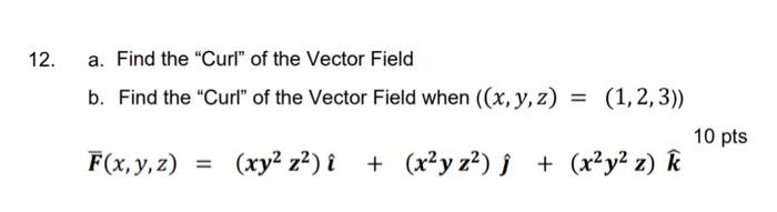 find curl of vector