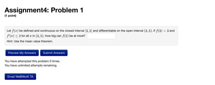 Solved Assignment4: Problem 1 (1 Point) Let F(z) Be Defined | Chegg.com