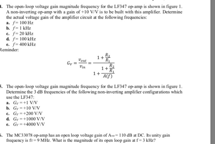 electronic-how-to-compute-the-closed-loop-gain-when-using-an-op-amp