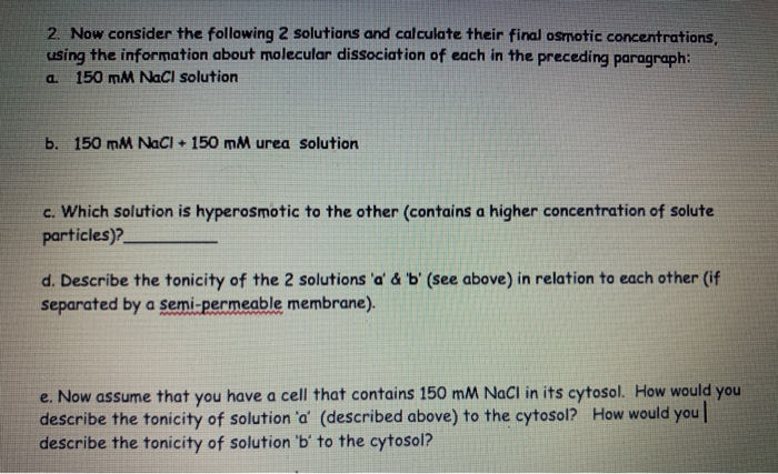 Solved 2. Now Consider The Following 2 Solutions And | Chegg.com