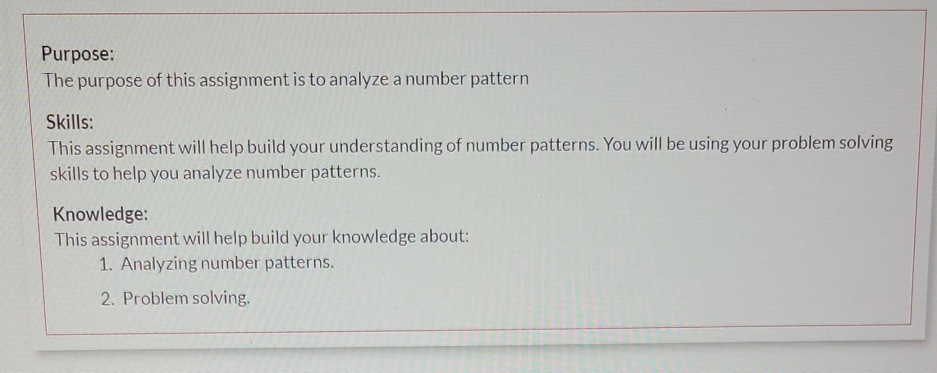 Solved Purpose: The purpose of this assignment is to analyze | Chegg.com
