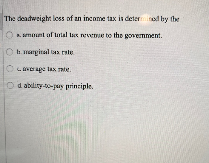 Solved You Are Trying To Design A Tax System That Will | Chegg.com