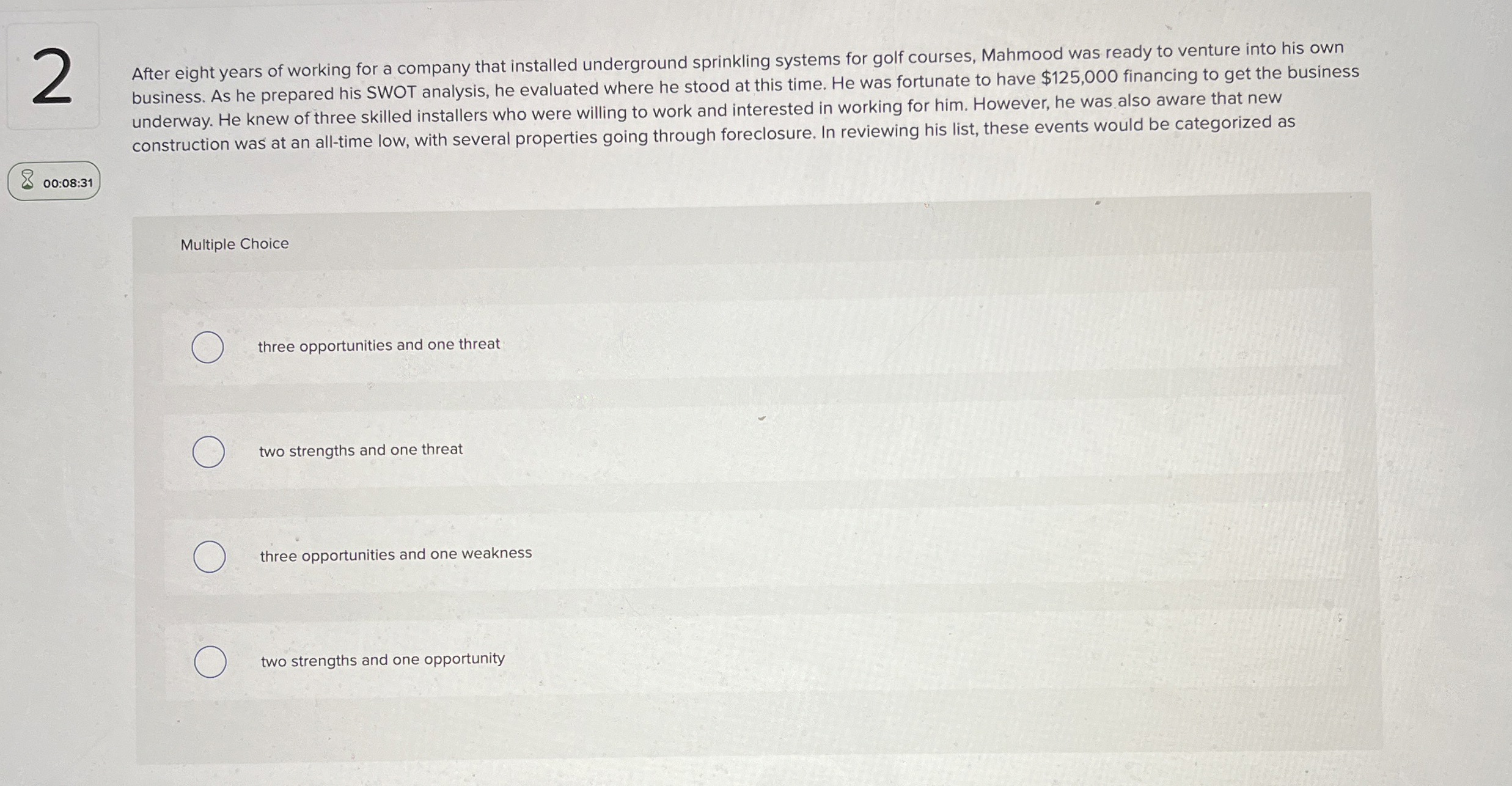 Solved 2After eight years of working for a company that | Chegg.com
