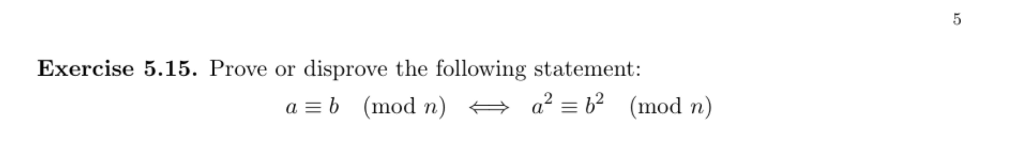 Solved Exercise 5 15 ï Prove Or Disprove The Following Chegg Solved Exercise 5 15 ï Prove Or Disprove The Following Chegg