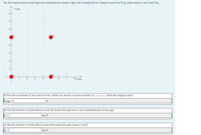 Solved Question 4 Connected Masses 5 Masses Which Are Chegg Com