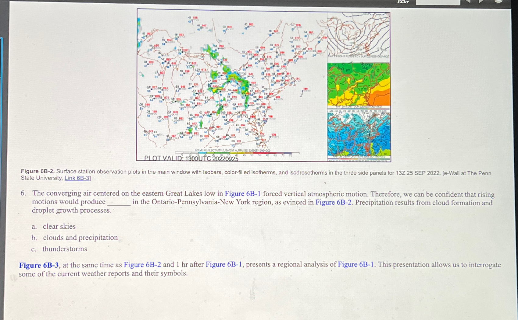 Solved State University, Link 6B-3]6. ﻿The converging air | Chegg.com