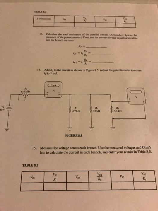 Solved FIGURE 8.3 11. Construct the circuit shown in Figure | Chegg.com
