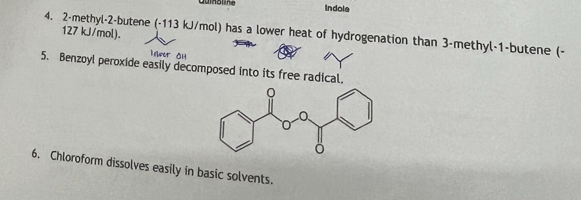 Solved Using Your Knowledge On Structural Effects, Provide | Chegg.com